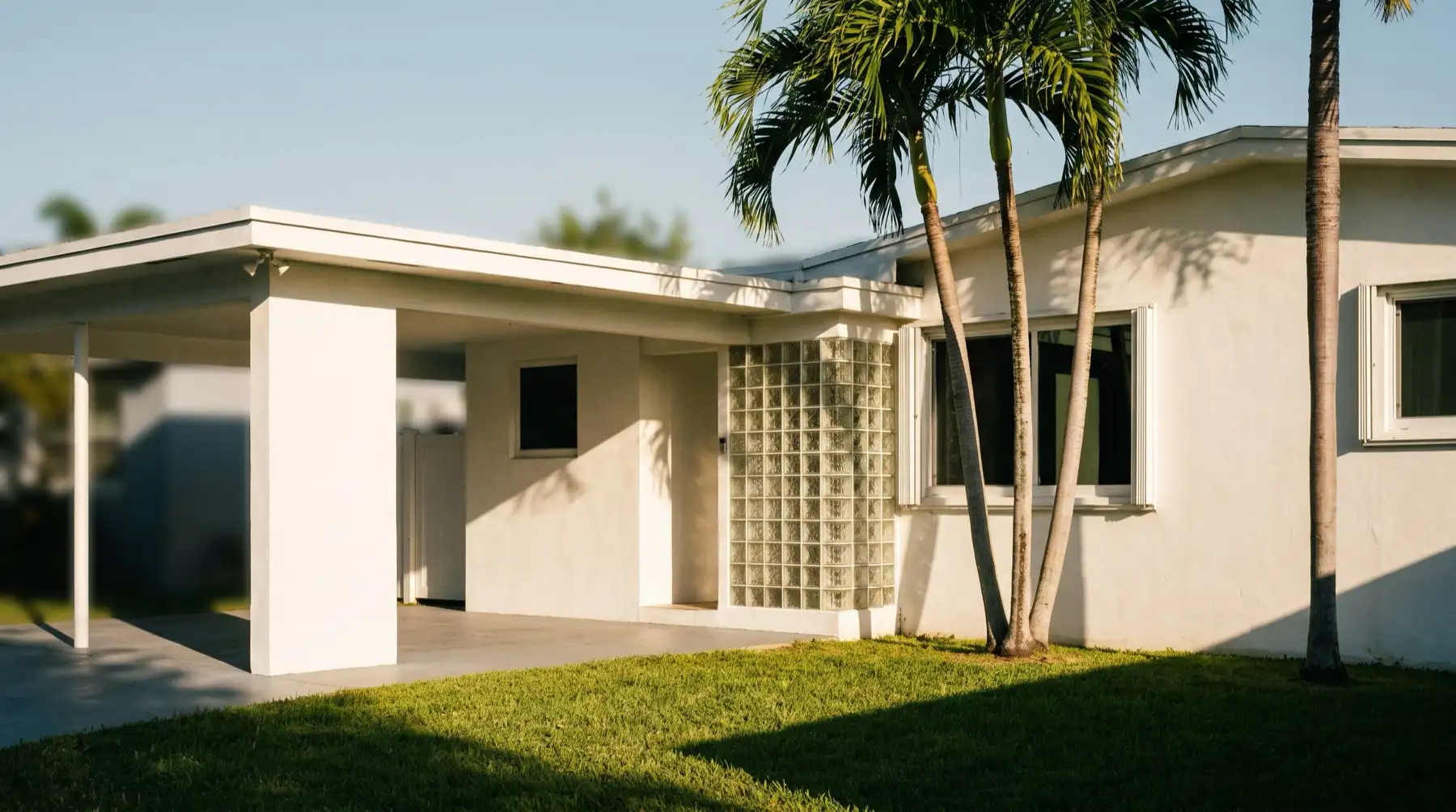 Illustrative image: A 1950s one-story North Miami Beach home